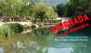 Excursió a Toixa - AJORNADA al 04/12/2016