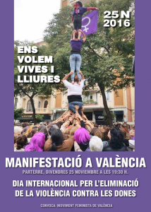 Manifestació 25/11/2016 a València